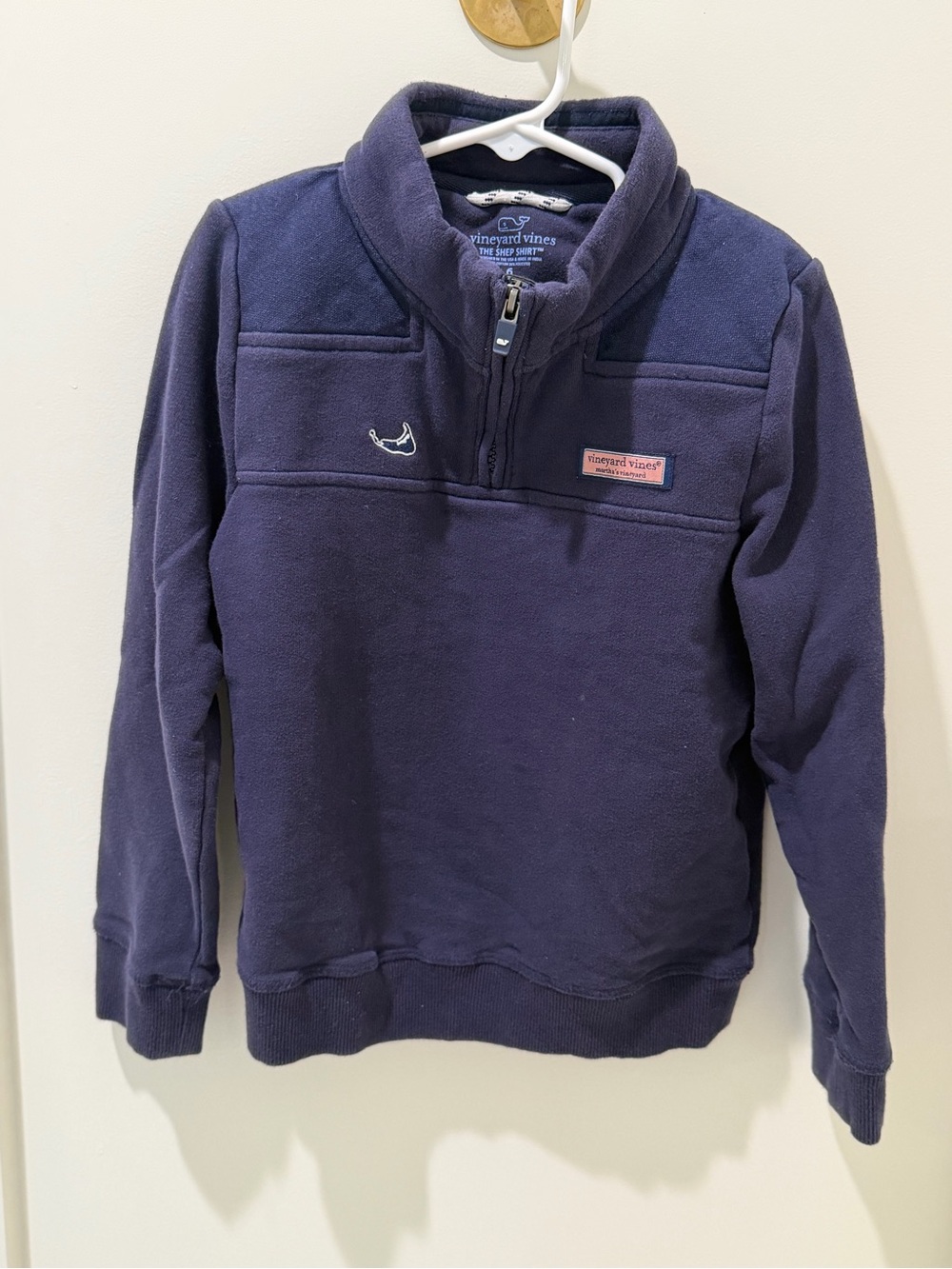 Vineyard Vines Nantucket Exclusive Quarter Zip Pullover Boys Size 6